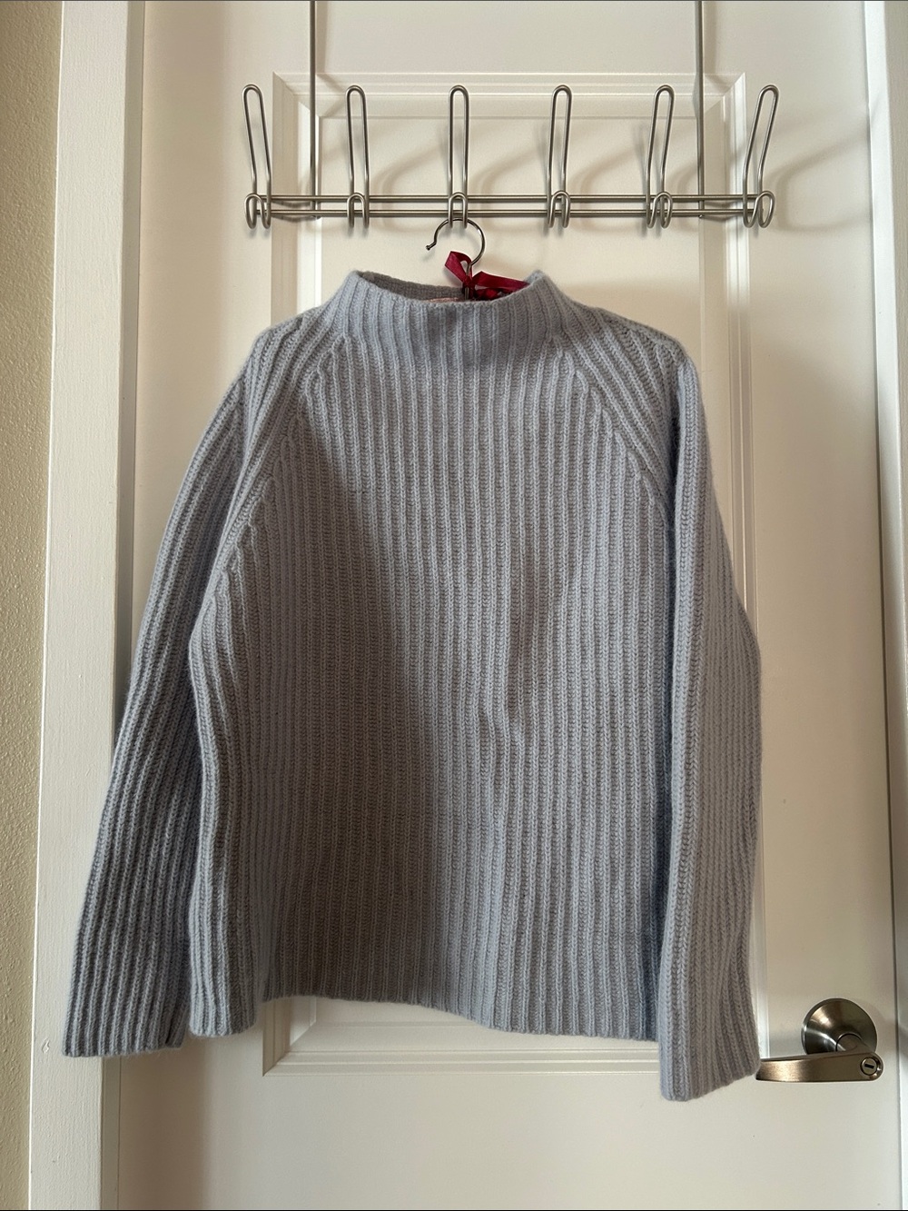 Y2K Women's Ribbed Mock Neck Knit Sweater